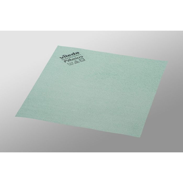 Салфетка для профессиональной уборки PVA micro 38х35 см, цвет зеленый