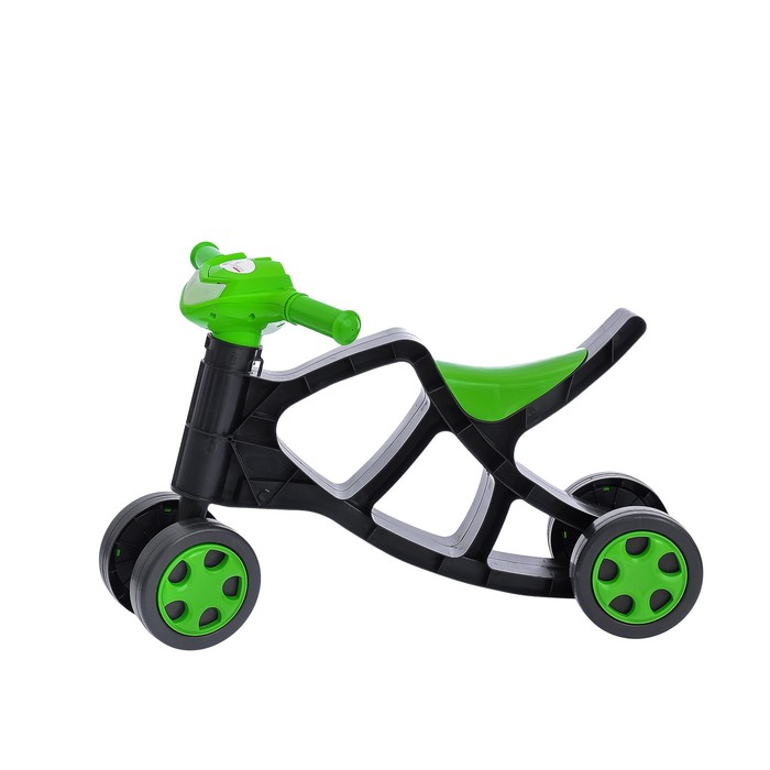 Толокар «Мини-байк», цвет чёрно-зелёный