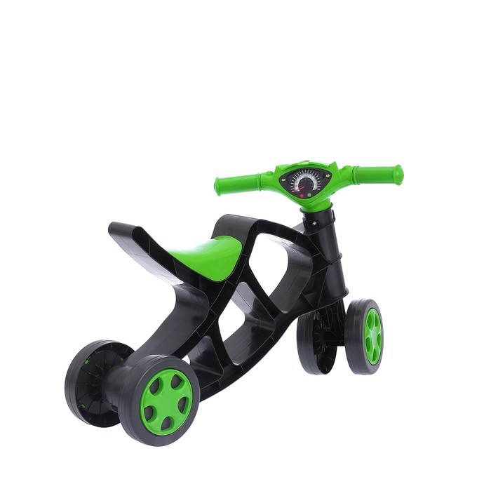 Толокар «Мини-байк», цвет чёрно-зелёный