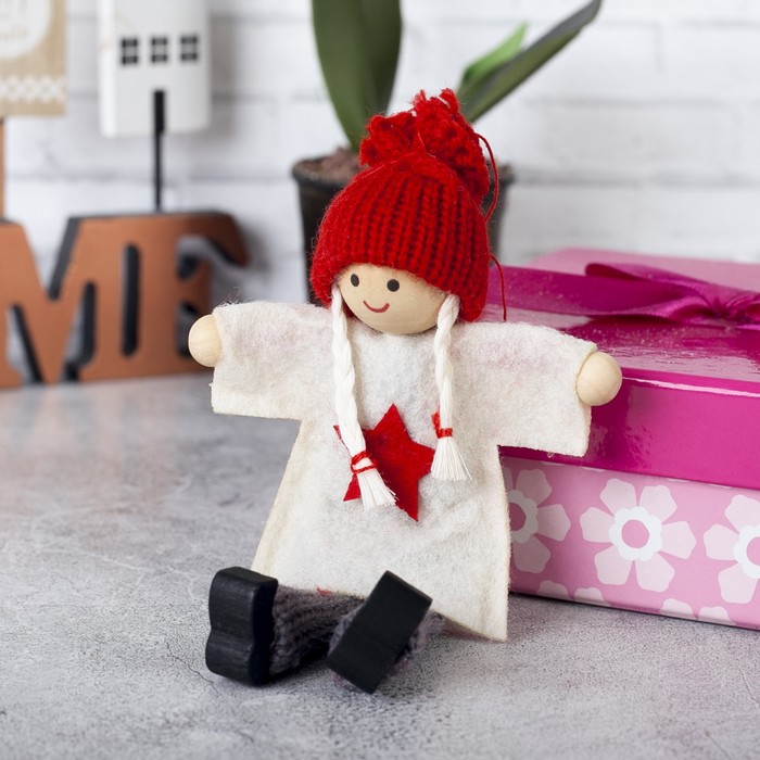 Игрушка - подвеска "Кукла - Маша", МИКС