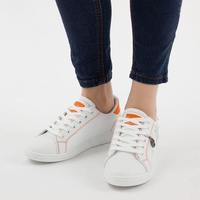 Кеды женские, размер 40, цвет белый (арт. 6706A)