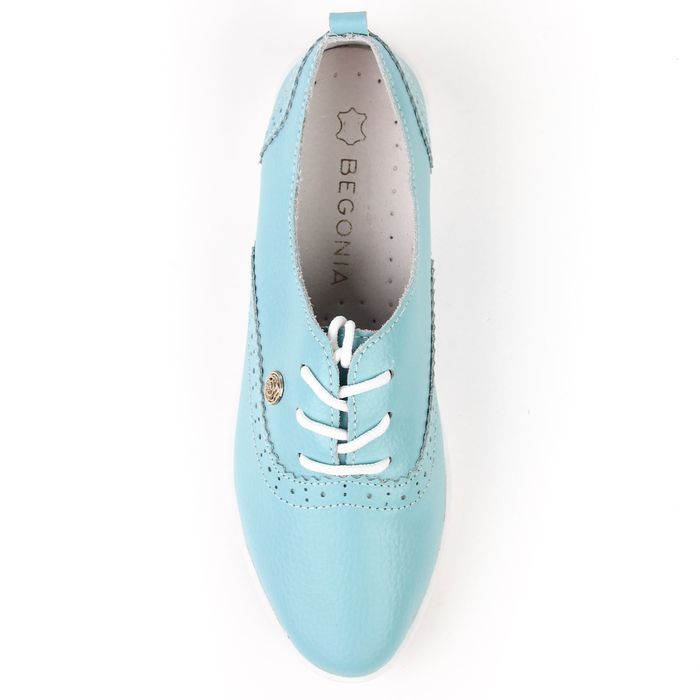 Кеды женские, размер 35, цвет голубой (арт. 5928B)