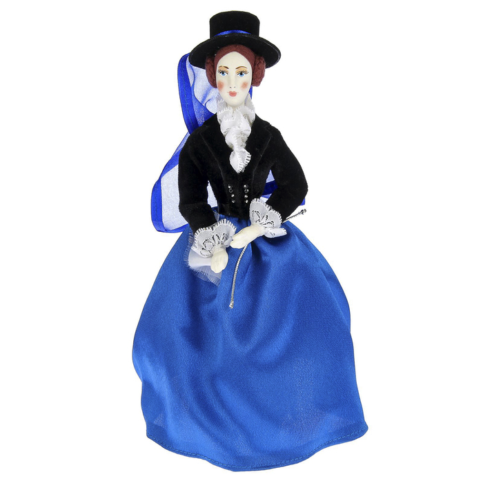 Авторская сувенирная кукла "Инесса в костюме серед.19 в."