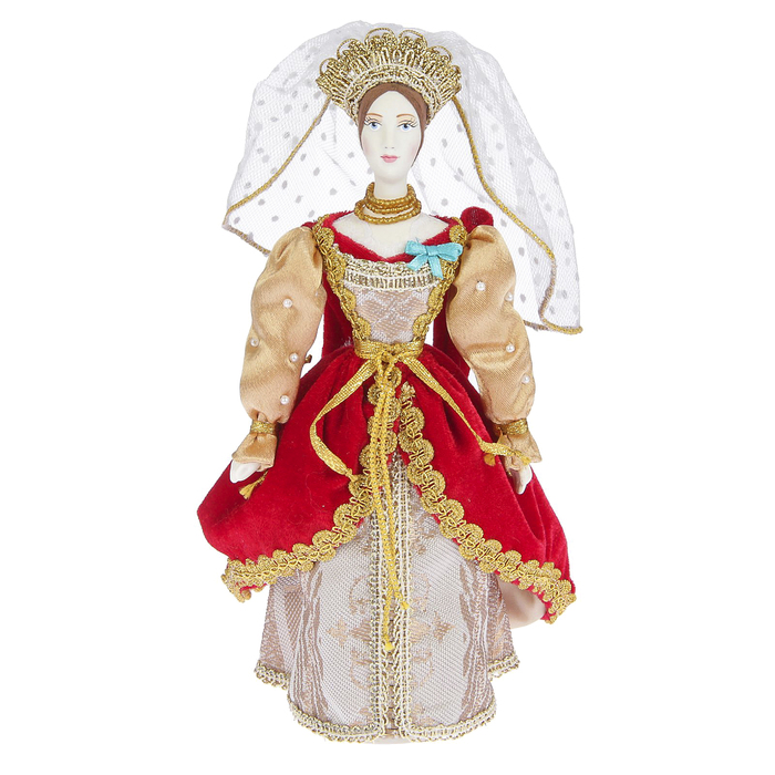 Авторская сувенирная кукла "Герда в костюме статной дамы кон.19 в."