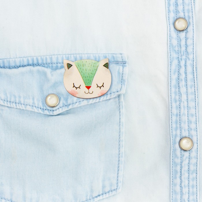 Открытка со значком "Талисман на любовь"