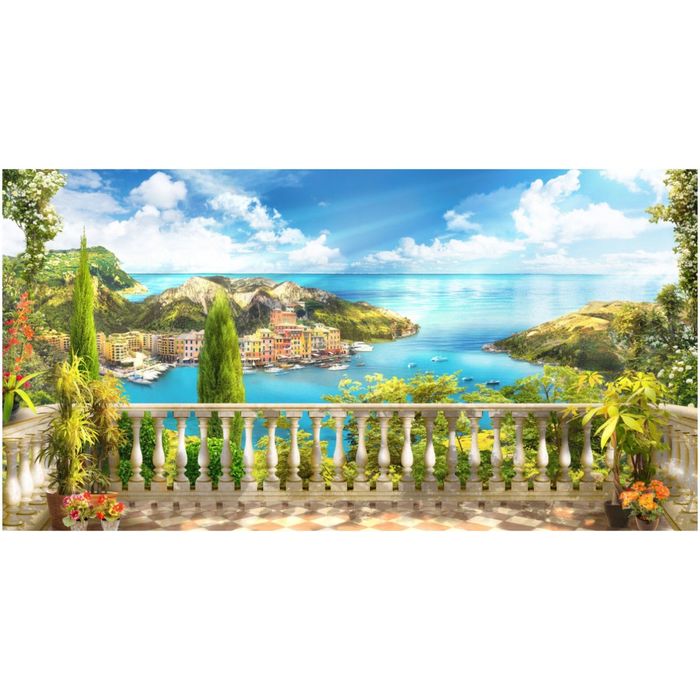 Фотообои "Греческий балкончик" 13-0317-BL, 1,30х2,5 м