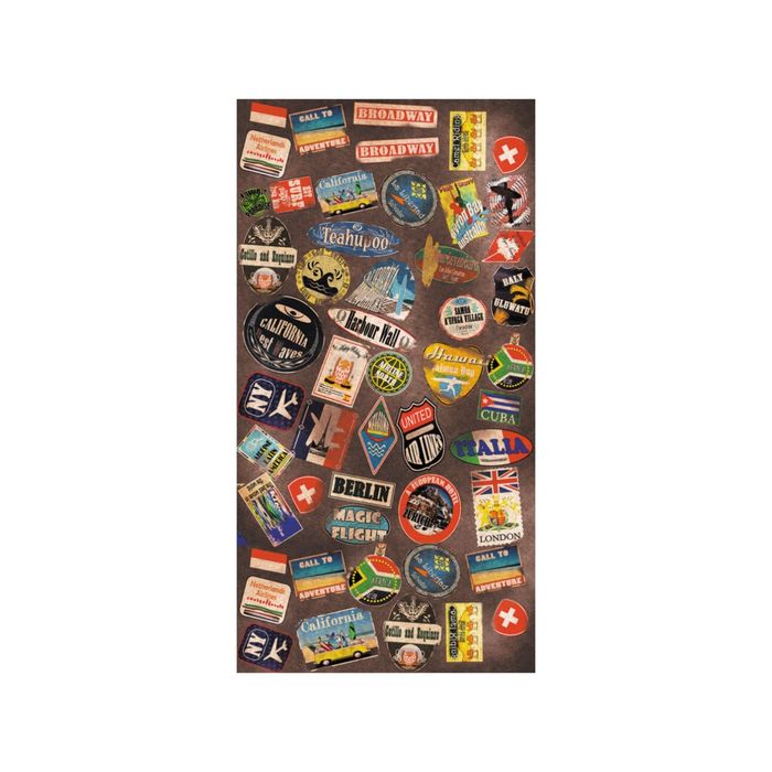 Фотообои "Коллекция путешественника" 13-0435-AE, 1,30х2,5 м