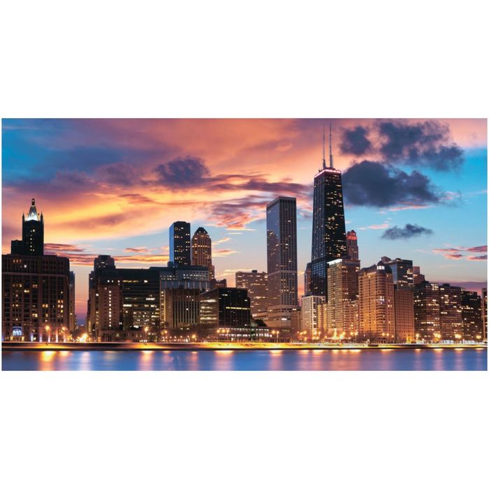 Фотообои "Ночной город" 13-0284-WV, 1,30х2,5 м