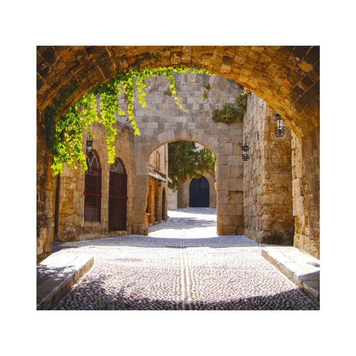 Фотообои "Бакинский дворик" 31-0110-KE (из 3-х листов), 3,00х2,8 м