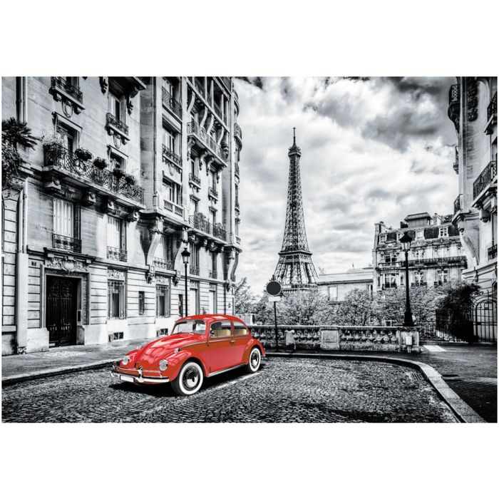 Фотообои "Красный автомобиль" 41-0413-WB (из 4-х листов), 4,00х2,8 м
