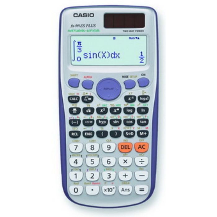 Калькулятор Casio FX991ES Plus 10+2-разрядный, 417 функций