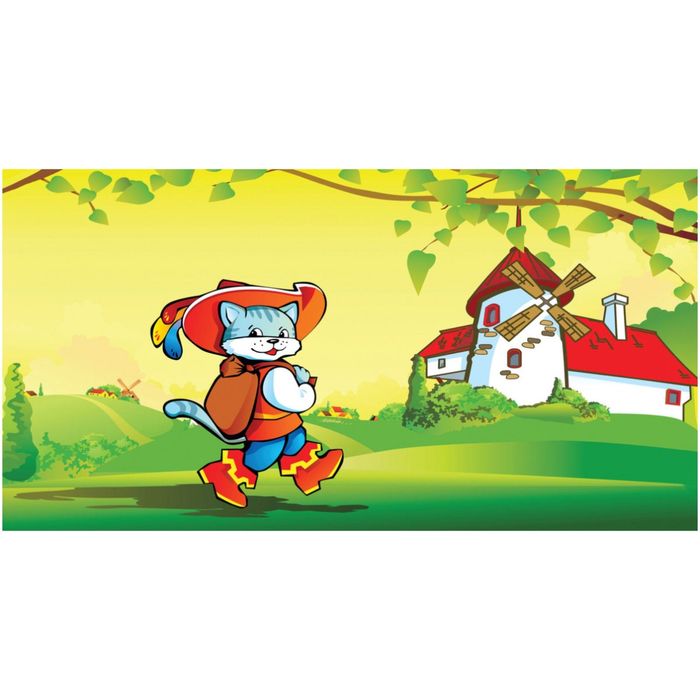 Фотообои "Кот в сапогах" 13-0300-CY, 1,30х2,5 м
