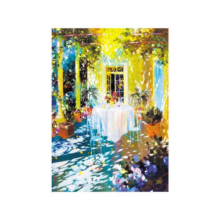 Фотообои "Завтрак на террасе" 21-0332-ZY (из 2-х листов), 2,00х2,8 м