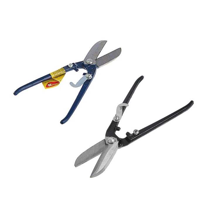 Ножницы по металлу Hobbi, с фиксатором, 200 мм