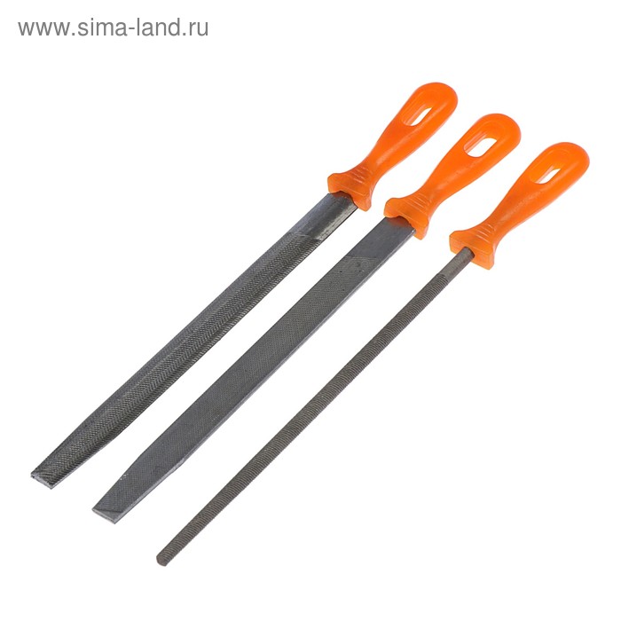 Набор Hobbi/Remocolor, напильников по металлу, 3 предмета набор напильников по металлу top tools 06a430 3 шт пластиковая рукоятка top tools 1962630