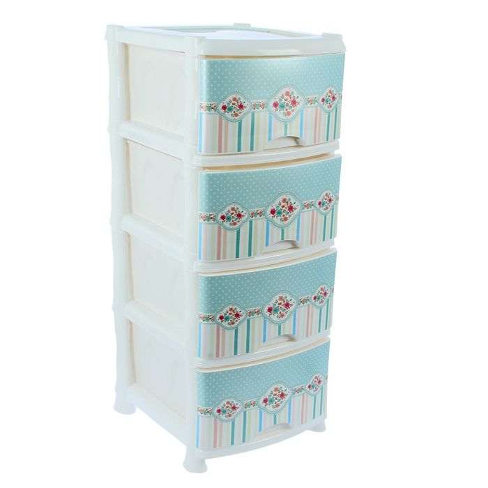 Комод 4-х секционный с декором "Винтаж"