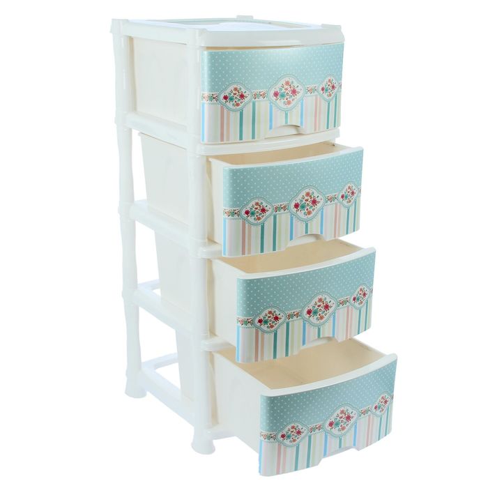 Комод 4-х секционный с декором "Винтаж"