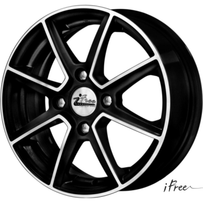 Диск iFree Майями (КС518) 5,5x14 4x100 ET43 d60,1 Блэк Джек (Арт.034810)