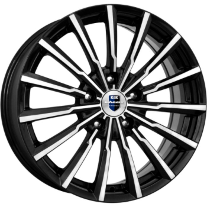 Диск КиК Акцент (КС641) 5,5x14 4x 98 ET40 d58,6 алмаз черный (Арт.28254)