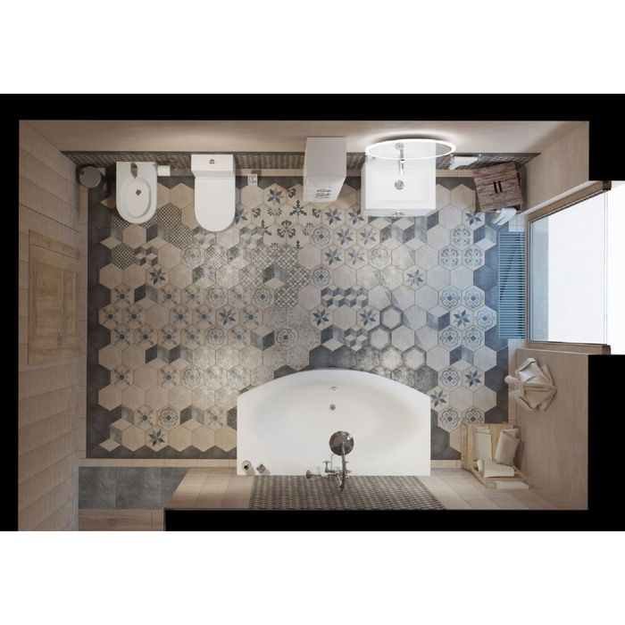 Ванна акриловая Aima NEGA, 170х95 см