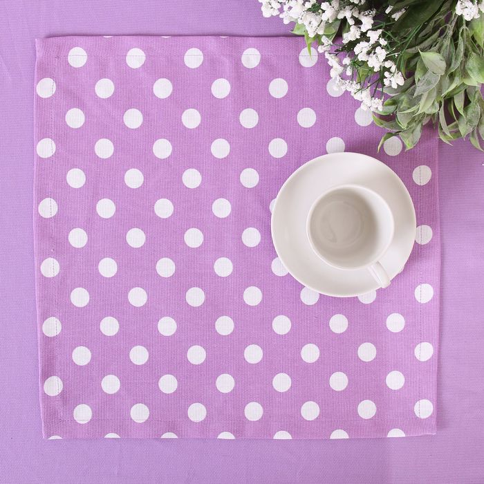 Набор столовый "Этель" Спелая смородина скатерть 110х160 см, салфетки 40х40 см - 4 шт., рогожка