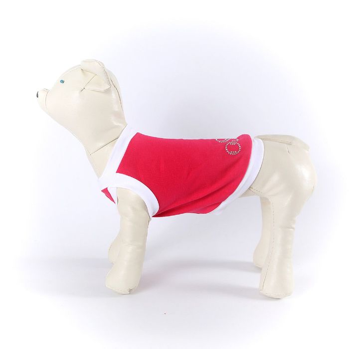 Майка OSSO для собак со стразами, размер 30