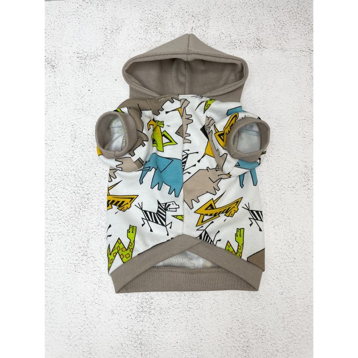 Футболка OSSO с капюшоном для собак, размер 35