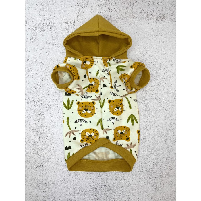 Футболка OSSO с капюшоном для собак, размер 35