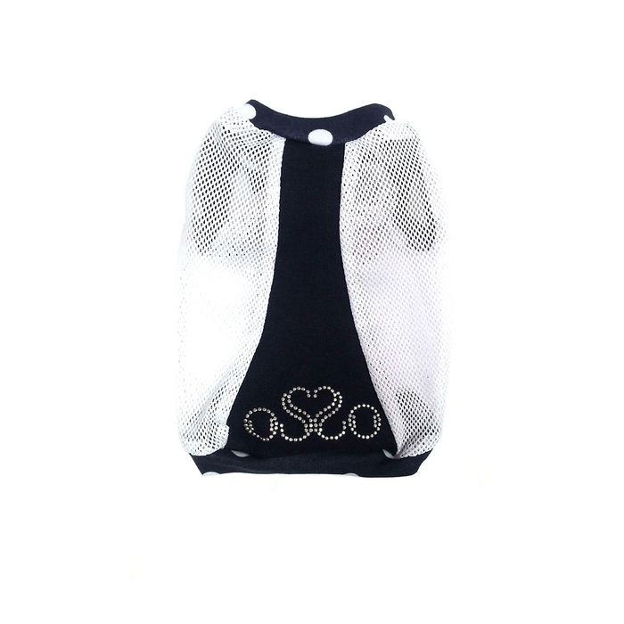 Майка OSSO для собак со стразами из сетки, размер 20