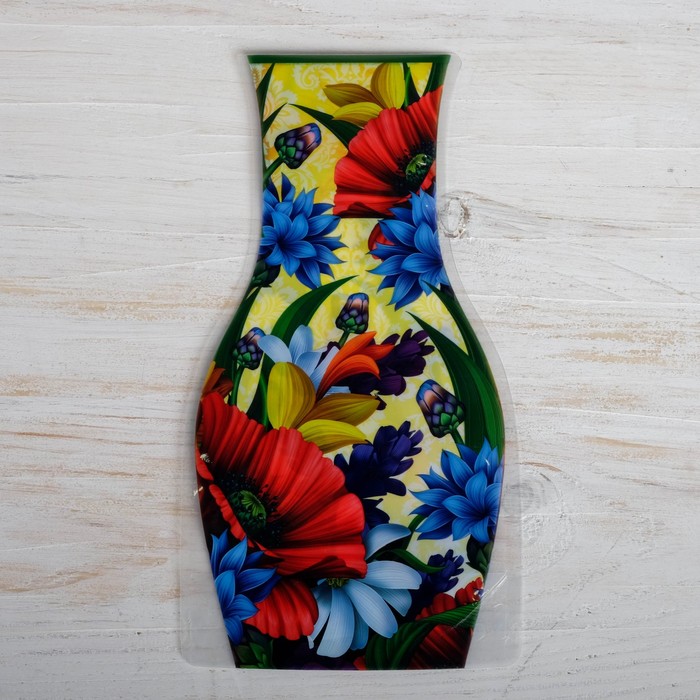 Пакет для цветов (ваза) с открыткой "Бабушке"