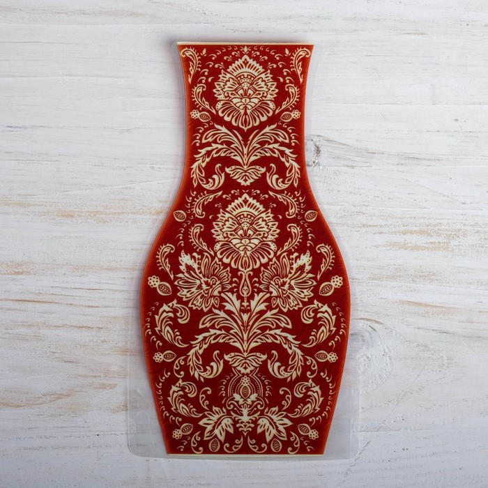 Ваза для цветов с открыткой "Орнаментальная", 14,8 х 26,8 см