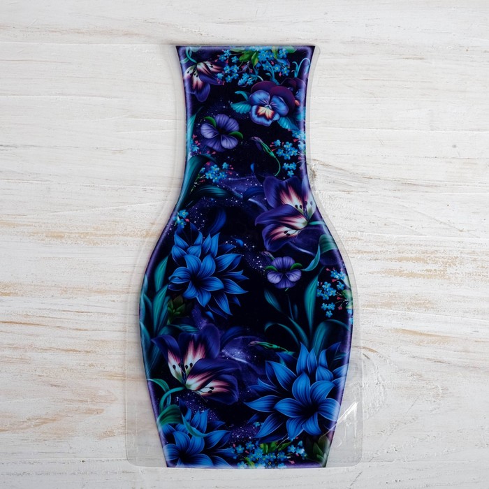 Пакет для цветов (ваза) с открыткой "Мечты"