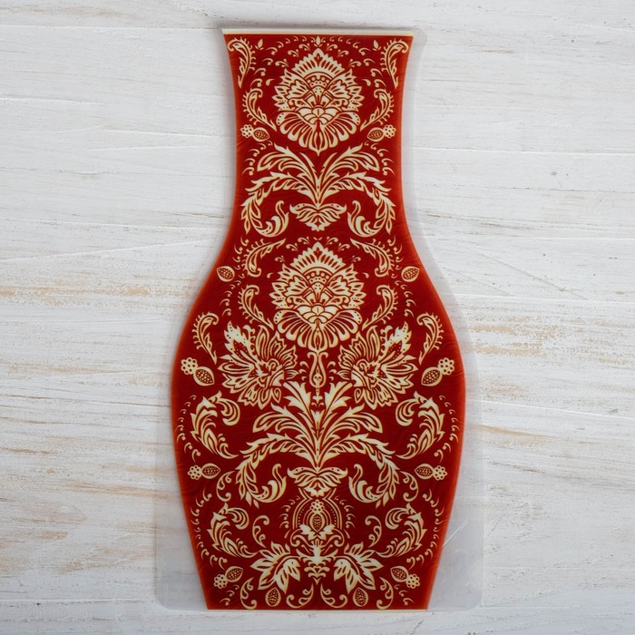 Ваза для цветов с открыткой "Орнаментальная", 14,8 х 26,8 см