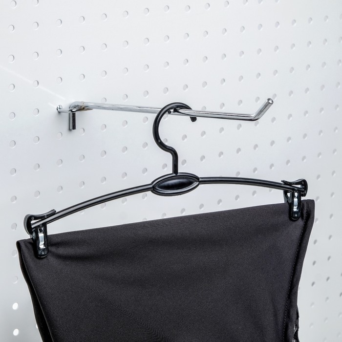 Вешалка для брюк и юбок L=27, (фасовка 10 шт), цвет чёрный