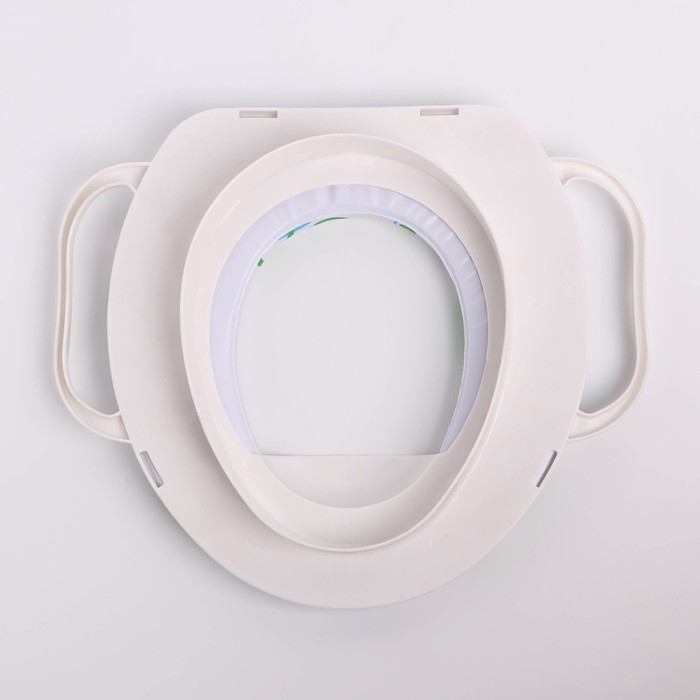 Сиденье для унитаза детское с ручками "Мыльные пузыри"