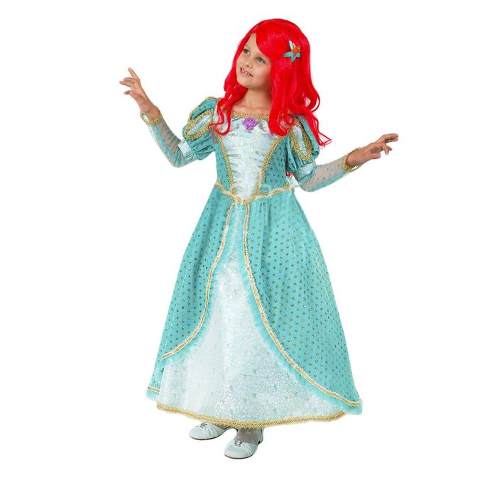 Карнавальный костюм "Принцесса Ариэль", бархат, р-р 36, рост 140 см