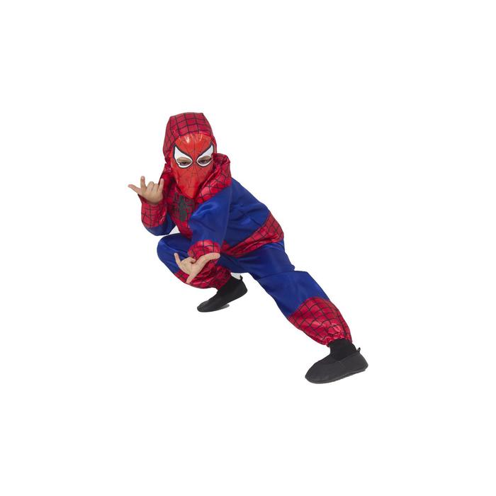 Карнавальный костюм «Человек-паук», текстиль, размер 32, рост 122 см