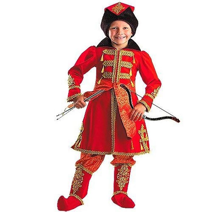 Карнавальный костюм "Иван Царевич", бархат, парча, р-р 38, рост 152 см