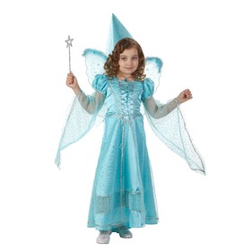 Карнавальный костюм «Сказочная фея», бархат, размер 32, рост 122 см, цвет голубой от Сима-ленд