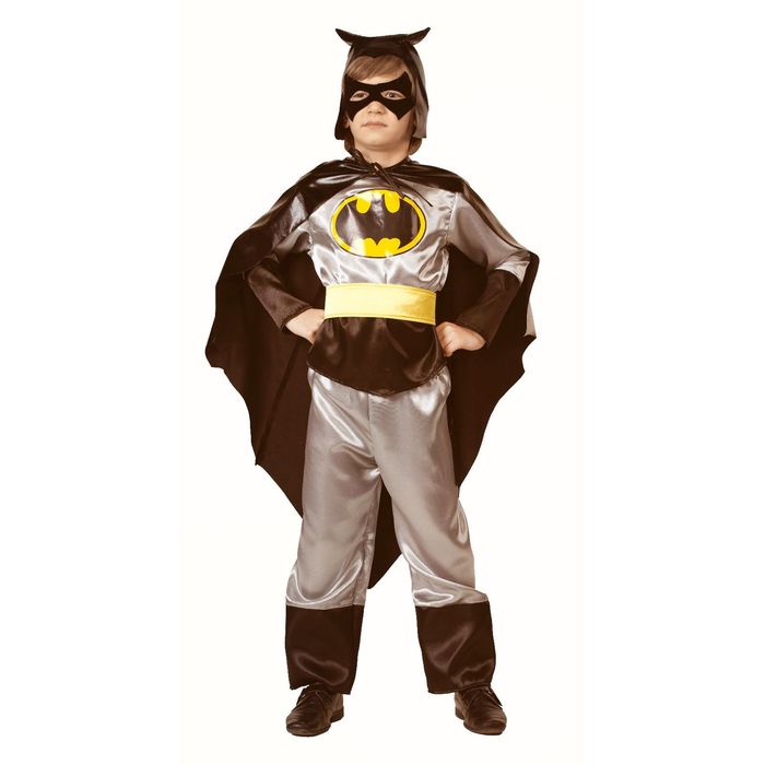 Детский карнавальный костюм "Чёрный плащ", текстиль, р-р 38, рост 152 см