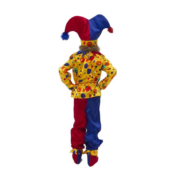 Карнавальный костюм «Петрушка», текстиль, р. 26, рост 104 см
