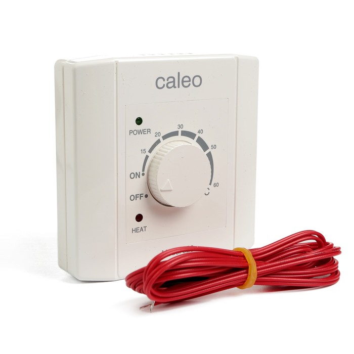 Терморегулятор CALEO 620, механический, 3,5 кВт, белый