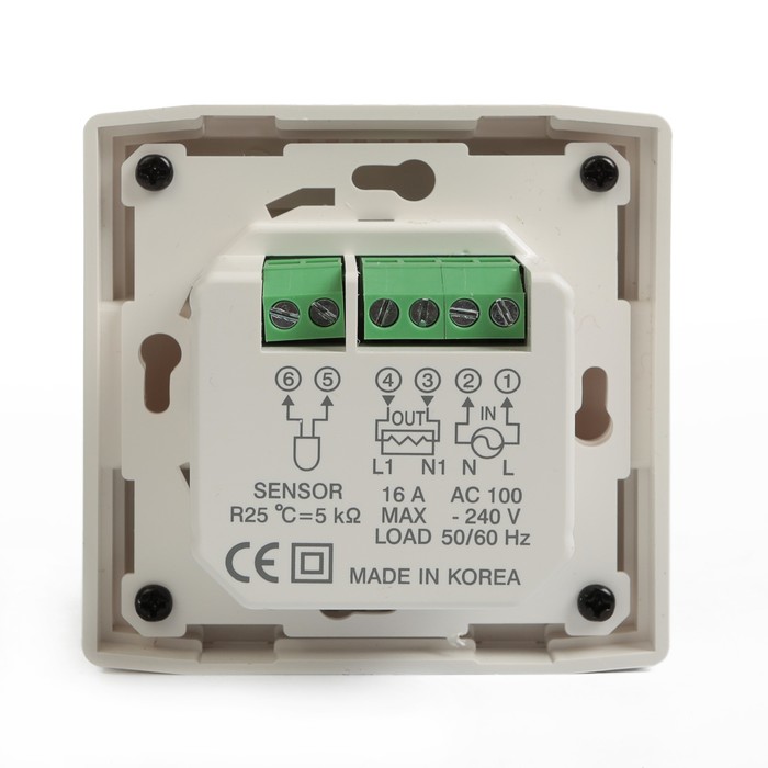 Терморегулятор CALEO 620, механический, 3,5 кВт, белый