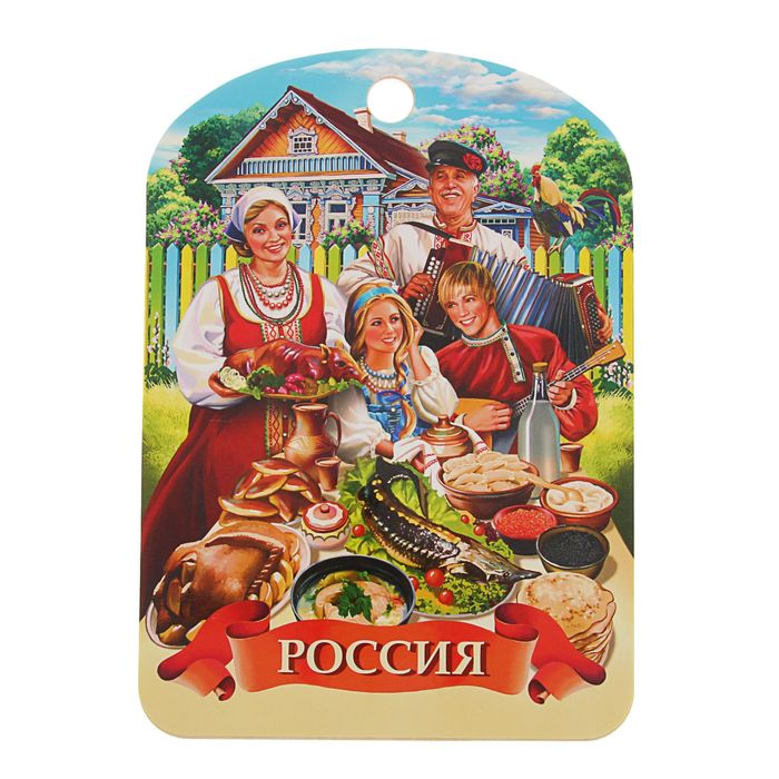 Доска разделочная "Россия"