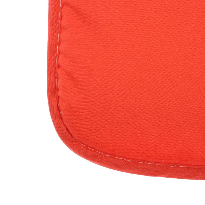 Набор подушек на стул - 2 шт., размер 34х34 см, цвет коралловый