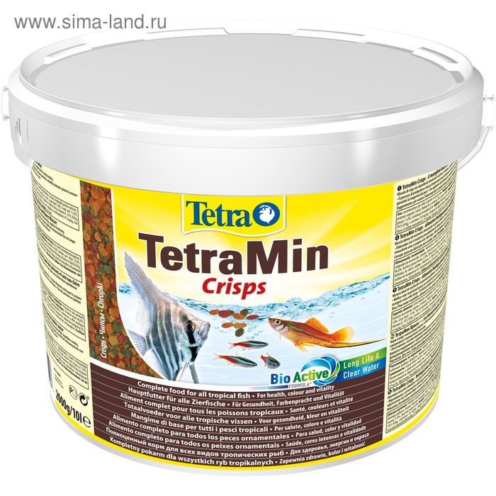 фото Корм tetramin crisps для рыб, чипсы, 10 л. 2 кг