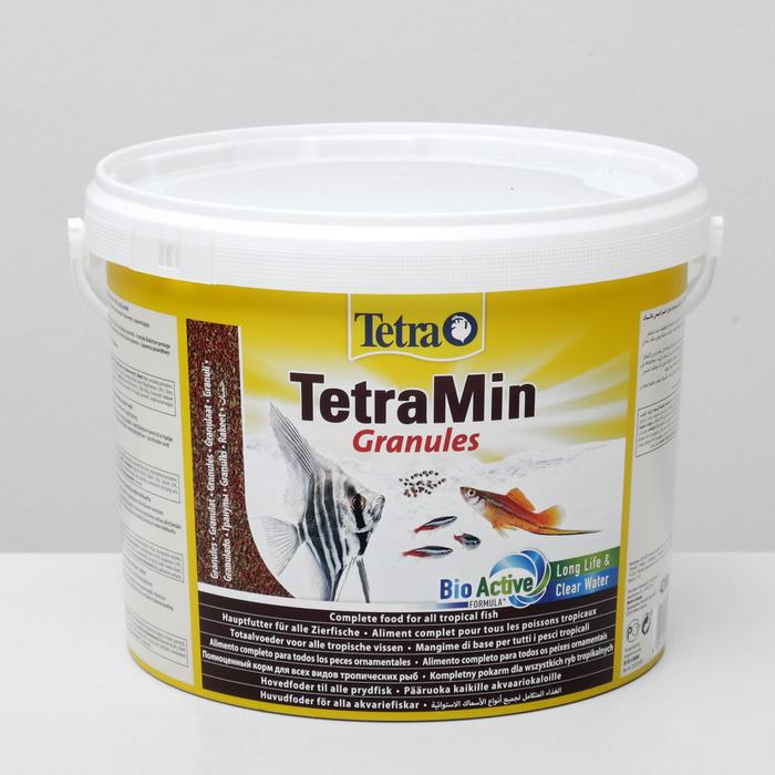 

Корм TetraMin Granules для рыб, гранулы, 10 л., 4,2 кг