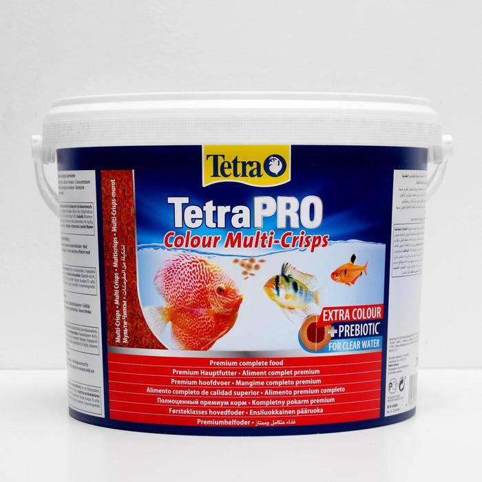 

Корм TetraPro Colour для рыб, чипсы для окраса, 10 л., 2,1 кг