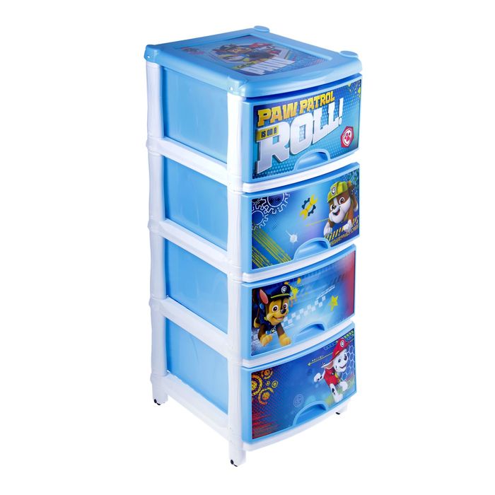 Комод "Щенячий патруль" №1, 4 секци