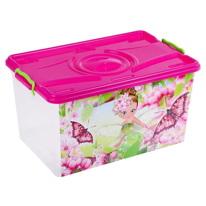 Контейнер "Фея", 50 л, с крышкой